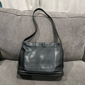 Coach Black Leather Shoulder Bag 9310